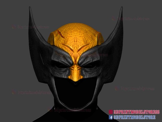 carcaju capacete maravilha histórias quadrinhos cosplay 3d modelos baixar crialidade nuvem máscaras capacetes 3d print model - Mito3D