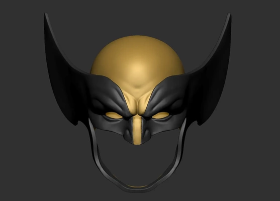 wolverine helmet 3d models download creality cloud 3d print model - Mito3D