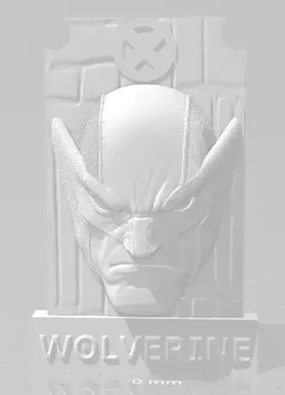 wolverine refrigerator magnet 3d models download creality cloud 3d print model - Mito3D