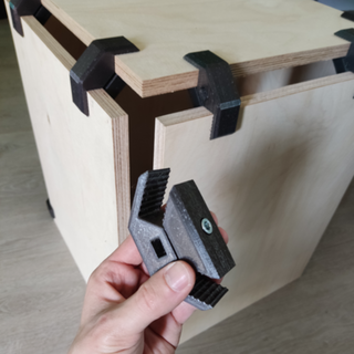 wood connector Workshop & Tools 3d print model - Mito3D
