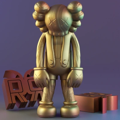 ahşap kaws 3d modeller indir creality bulut 3d print model - Mito3D