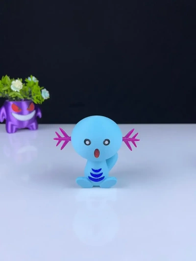 wooper pokémon multipart 3d modèles télécharger créalité nuage 3d print model - Mito3D