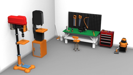 oficina arquitetura panorama 3d print model - Mito3D