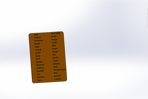 Welt Tasse Gelb rot Karte Katar Spielzeuge Spiele 3d print model - Mito3D