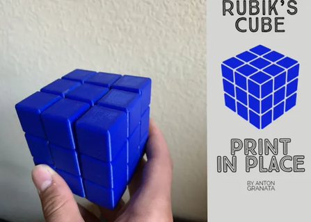 world first working print place rubik cube 3d models download creality cloud Toys & Games 3d print model - Mito3D