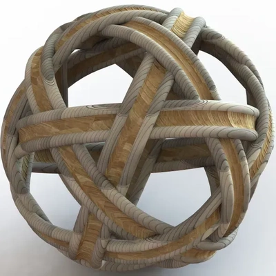 woven art ball 3d models download creality cloud 3d print model - Mito3D