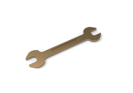llave inglesa taller herramientas 3d print model - Mito3D