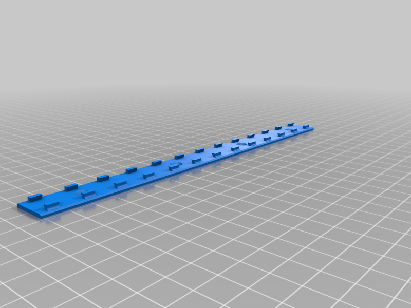 ws2812 led streifen clip bar 20x20 3d modelle download realität wolke 3D print model - Mito3D