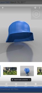 ww2 alemão capacete máscaras capacetes 3d print model - Mito3D