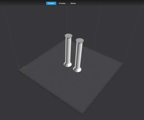 x axis adjustment towers 3d modelos descargar crealidad nube 3d print model - Mito3D