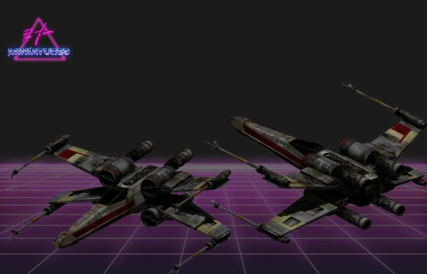 x-wing miniatures game 3d models download creality cloud 3d print model - Mito3D