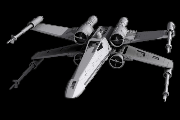 x-wing starfighter star wars 3d models download creality cloud 3d print model - Mito3D