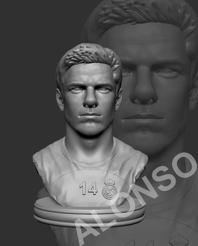 xavi alonso 3d modelos descargar crealidad nube 3d print model - Mito3D