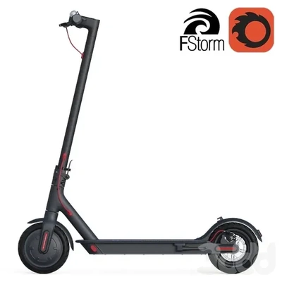 xiaomi électrique scooter 3d modèles télécharger créalité nuage 3d print model - Mito3D