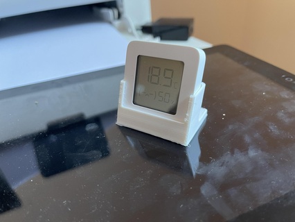 xiaomi temperatura umidità sensor In piedi domestico 3d print model - Mito3D