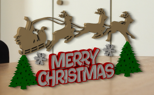 natal Natal enfeite casa decoração 3d print model - Mito3D