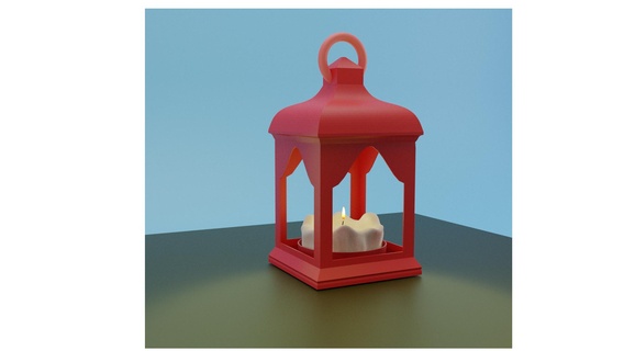 natale lanterna casa arredamento 3d print model - Mito3D