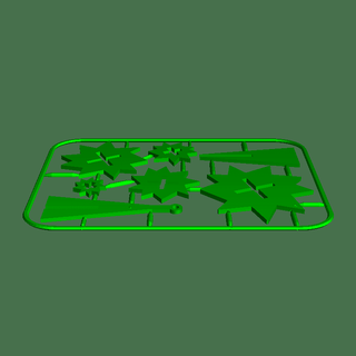 xmas tree card Toy Bricks 3d print model - Mito3D