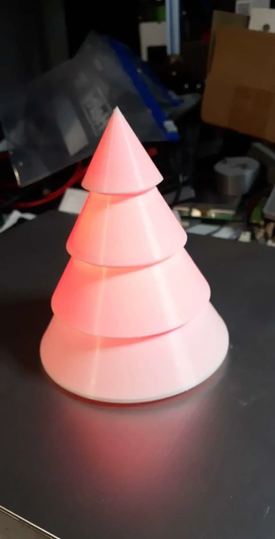 noël arbre led thé lumière 3d modèles télécharger créalité nuage 3d print model - Mito3D