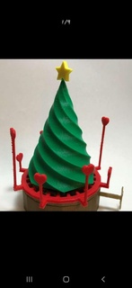 natale albero ruota casa arredamento 3d print model - Mito3D
