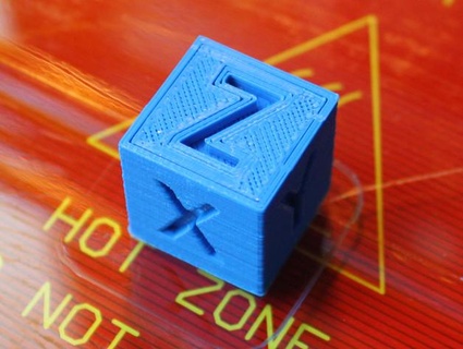 xyz 20mm calibrazione cubo 3d print model - Mito3D