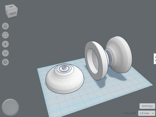 yo-yo design 3 v2 3d models download creality cloud 3d print model - Mito3D