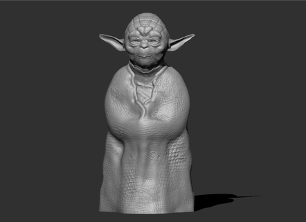 yoda personnages 3d print model - Mito3D