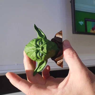 yoda 3d modèles télécharger créalité nuage 3d print model - Mito3D