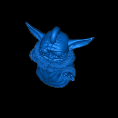 yoda 3d modèles télécharger créalité nuage 3d print model - Mito3D