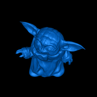 Yoda Lächeln Zeichen 3d print model - Mito3D