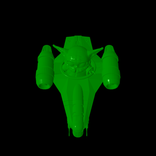 yoda vaisseau spatial personnages 3d print model - Mito3D