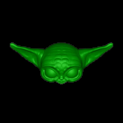 yoda zahnpasta 3d modelle download realität wolke 3d print model - Mito3D