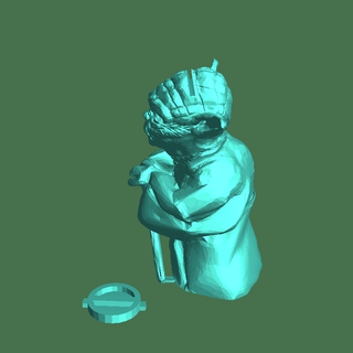 Yoda kurgusal karakterler 3d print model - Mito3D