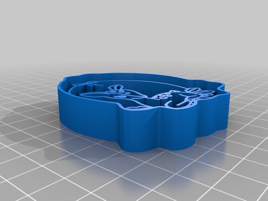 young deer cookie cutter 3d models download creality cloud 3d print model - Mito3D
