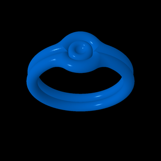 yugioh sombra anel jóias 3d print model - Mito3D