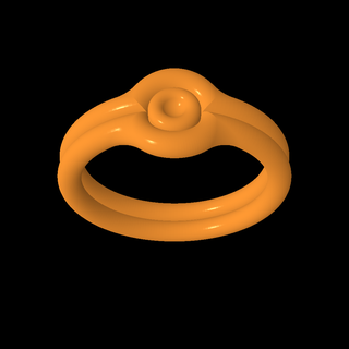 yugioh shadow ring Jewellery 3d print model - Mito3D