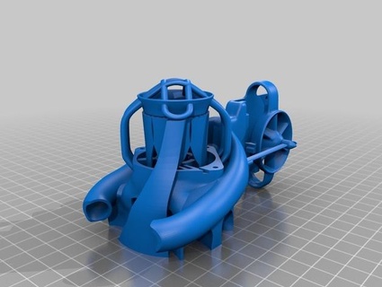 z-19 hotend fan duct bl touch 3d models download creality cloud Printer Parts & Accessories 3d print model - Mito3D