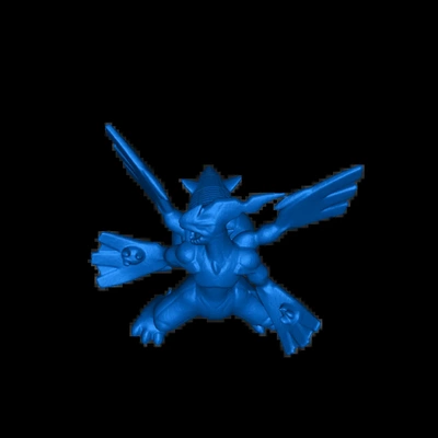 zekrom - pok mon 3d models download creality cloud 3d print model - Mito3D