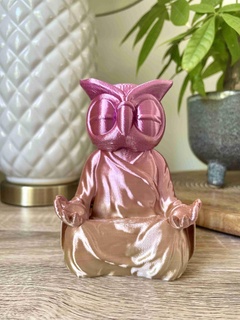 zen animals - owl buddha supports 3d models download creality cloud Flying Animals 3d print model - Mito3D