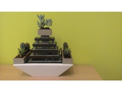 zen fuente jardín naturaleza plantas 3d print model - Mito3D