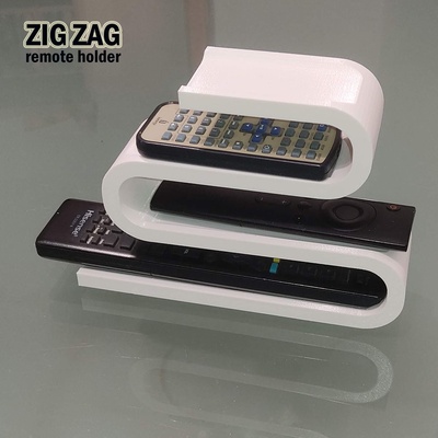 zig zag 3d modèles télécharger créalité nuage accueil maison décor 3d print model - Mito3D