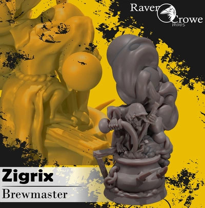 zigrixx maestro cervecero duende héroe 3d modelos descargar crealidad nube 3d print model - Mito3D