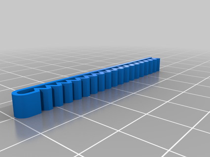zigzag cibo clip 3d print model - Mito3D