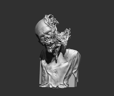 Zombie tot 3d print model - Mito3D