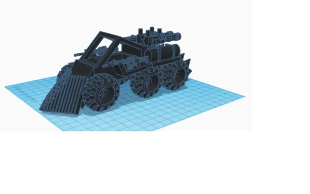 zombi distroyer coche vehiculo 3d modelos descargar crealidad nube 3d print model - Mito3D