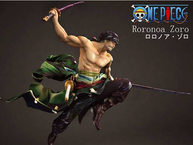 zoro homens 3D print model - Mito3D