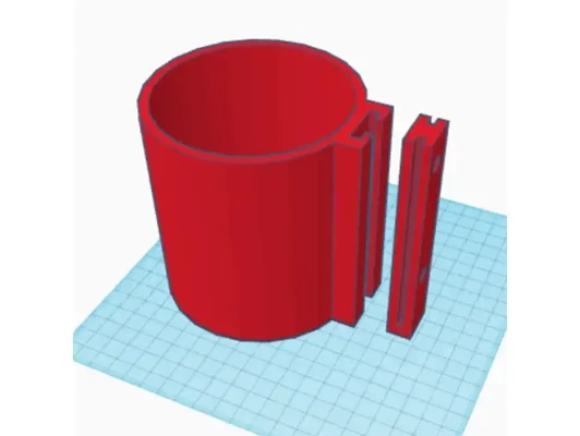 zuca cart cup holder 3d models download creality cloud 3d print model - Mito3D