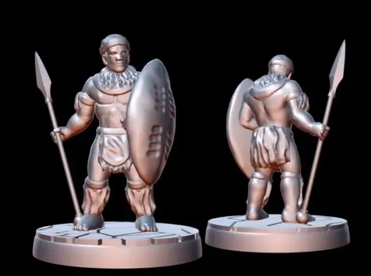 zulu warrior 15mm scale 3d models download creality cloud 3d print model - Mito3D