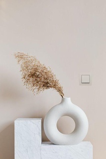 ''o'' shaped deco vase jar flower vouse home decor 3d print model - Mito3D