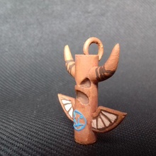 ''wow'' keychain shaman totem art warcraft game wow 3d print model - Mito3D